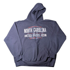 North Carolina Hoodie-Size-See measurements for exact size-Tar Heel State -